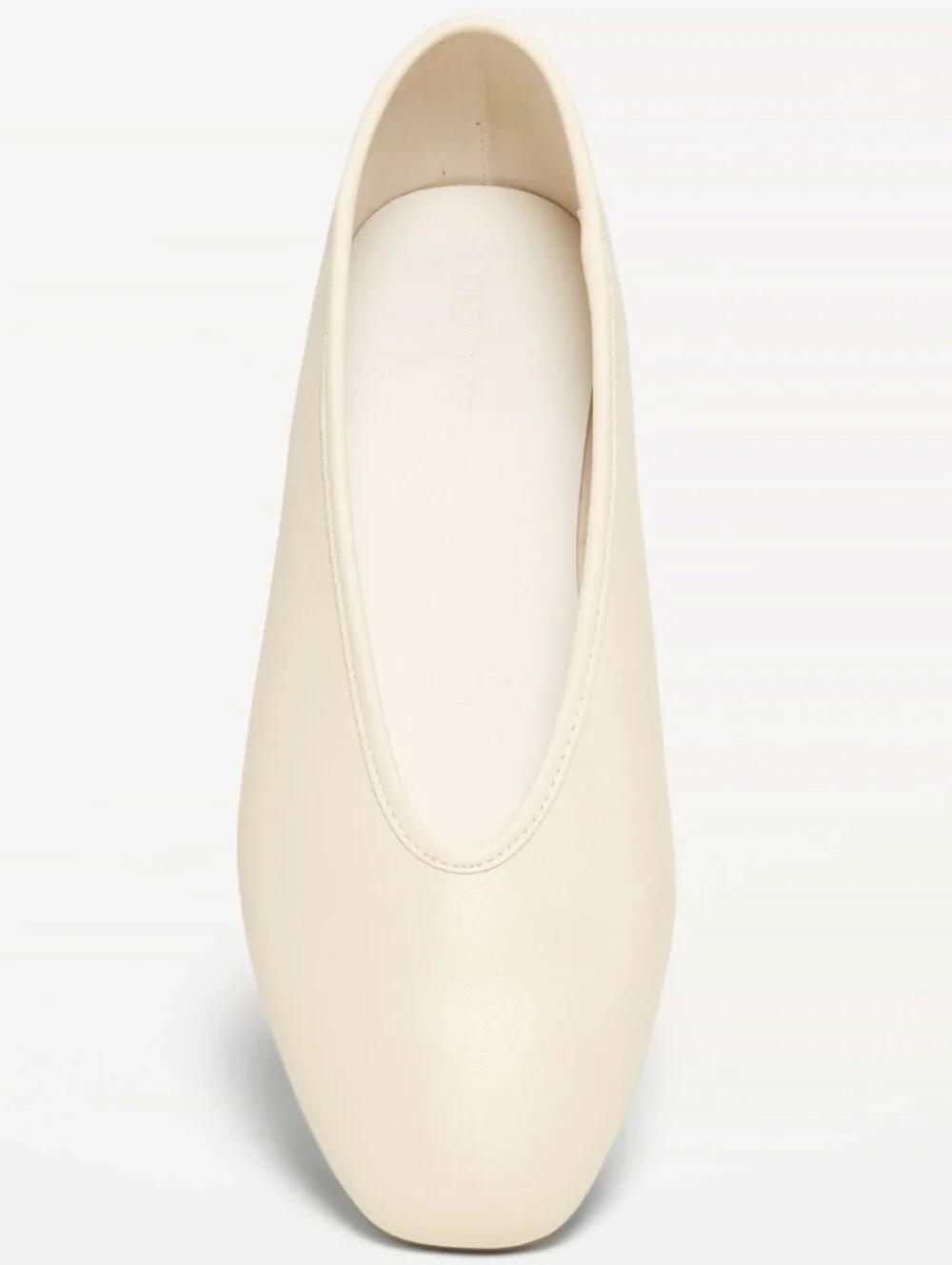 Old Navy Butter Ballet V-Cut Flats Slip On Textured Outside 1/4